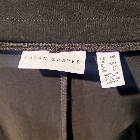 Susan Graver Women's Black Wide Leg Pants - Picture 5 of 5